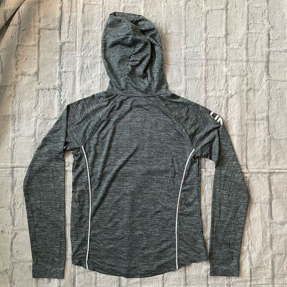 Under Armour men S loose fit pullover hoodie w/front pouch pockets grey - Picture 4 of 4